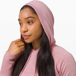 Pink Taupe Sit In Lotus Hoodie Sweater 